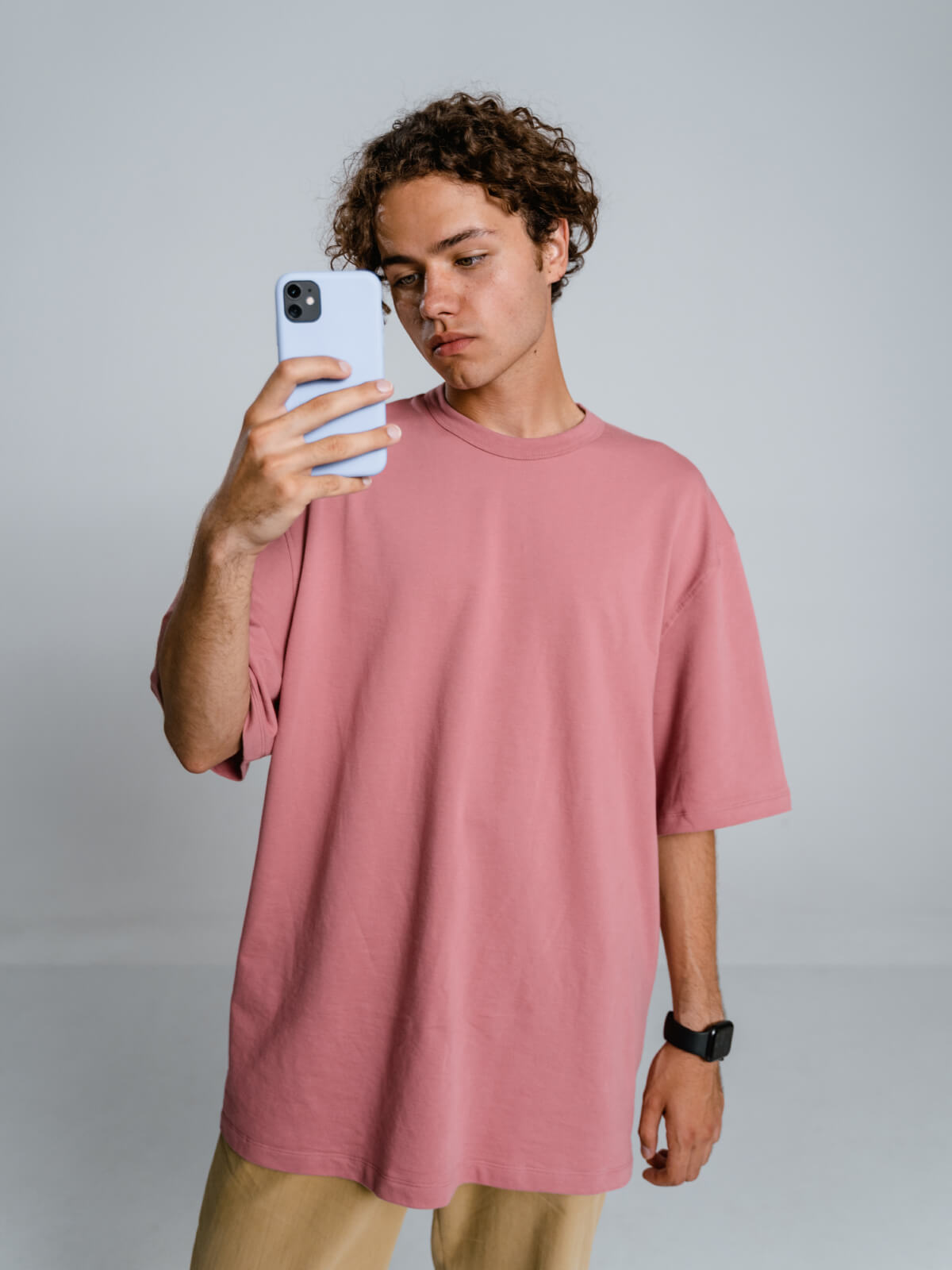 Pink oversized t-shirt